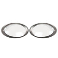 2X Front Headlight Lens Cover for Porsche Carrera 997 911 (2006–2012)