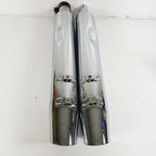 Chrome Exhaust Mufflers Tail Pipes for Harley Davidson Touring (2017–2023)