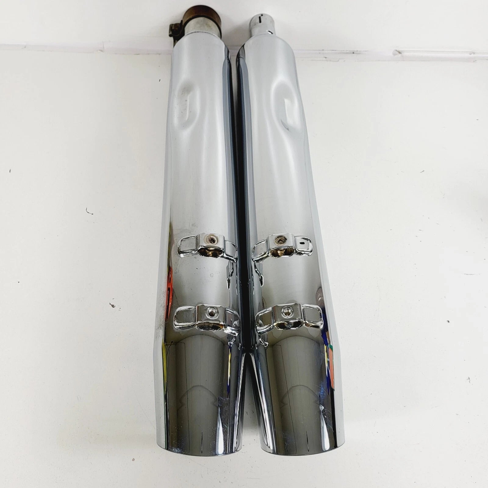 Chrome Exhaust Mufflers Tail Pipes for Harley Davidson Touring (2017–2023)