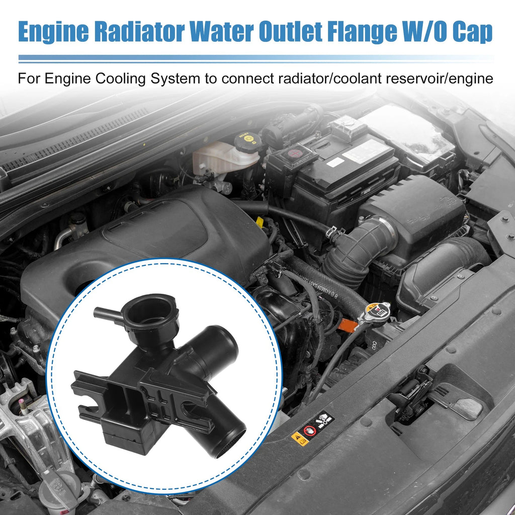 Engine Radiator Coolant Filler Neck for Hyundai Elantra, Kia (2011–2016)