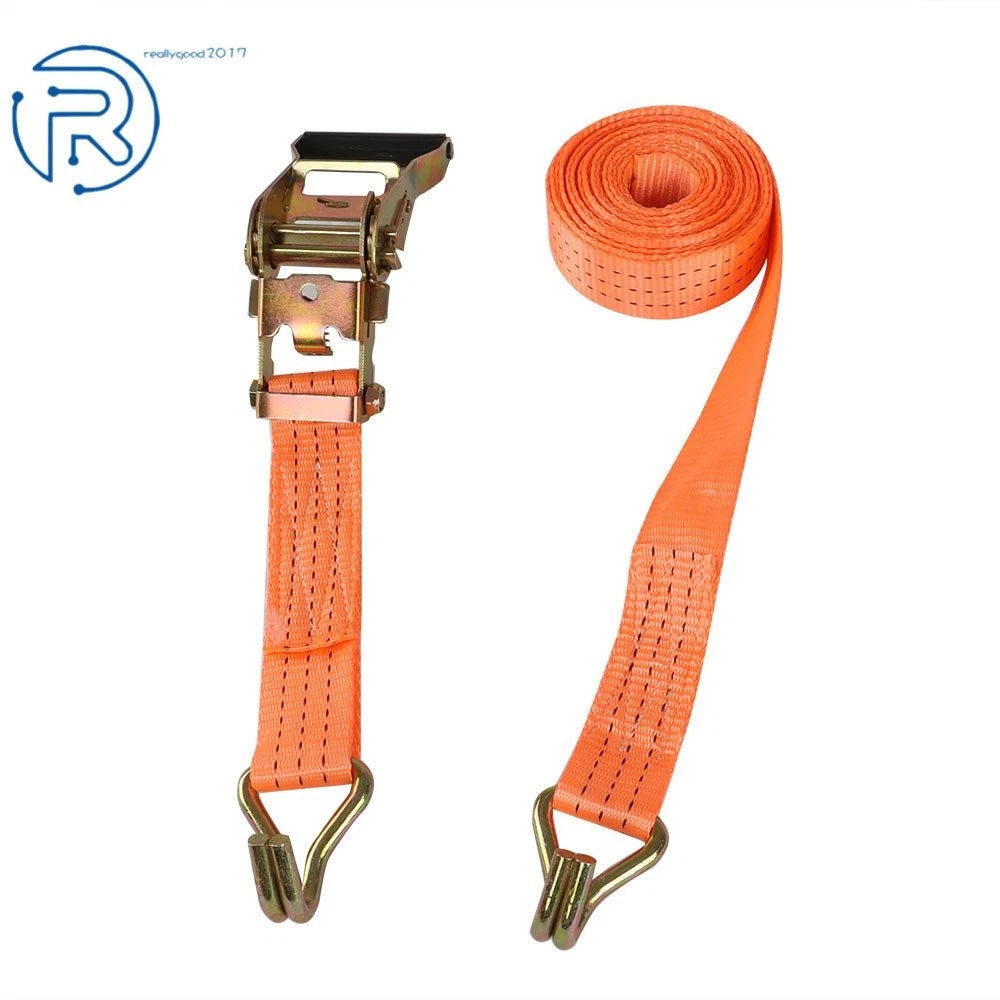 20 Pack Ratchet Tie Down Straps J Hooks for Heavy Duty Use (4000 LBS)