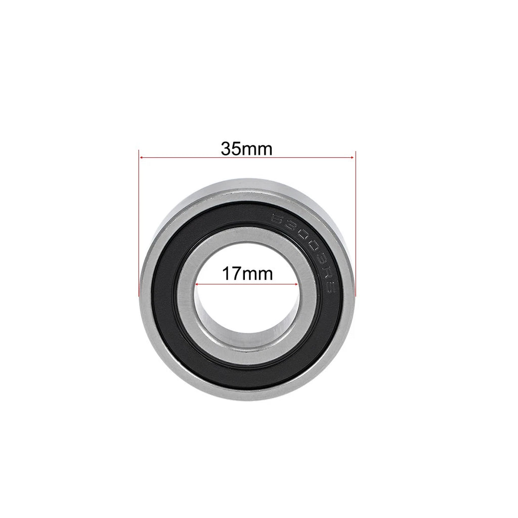 Set of 5 Ball Bearings 17x35x14mm Double Sealed Chrome Steel for Various Models