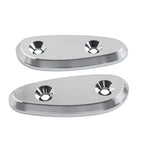 Rearview Mirror Block Off Base Plate Chrome for Suzuki Hayabusa GSX1300R (08-20)