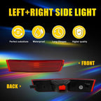Red Rear Bumper Side Marker Light Housing for Lincoln MKX (2007–2010) EPY