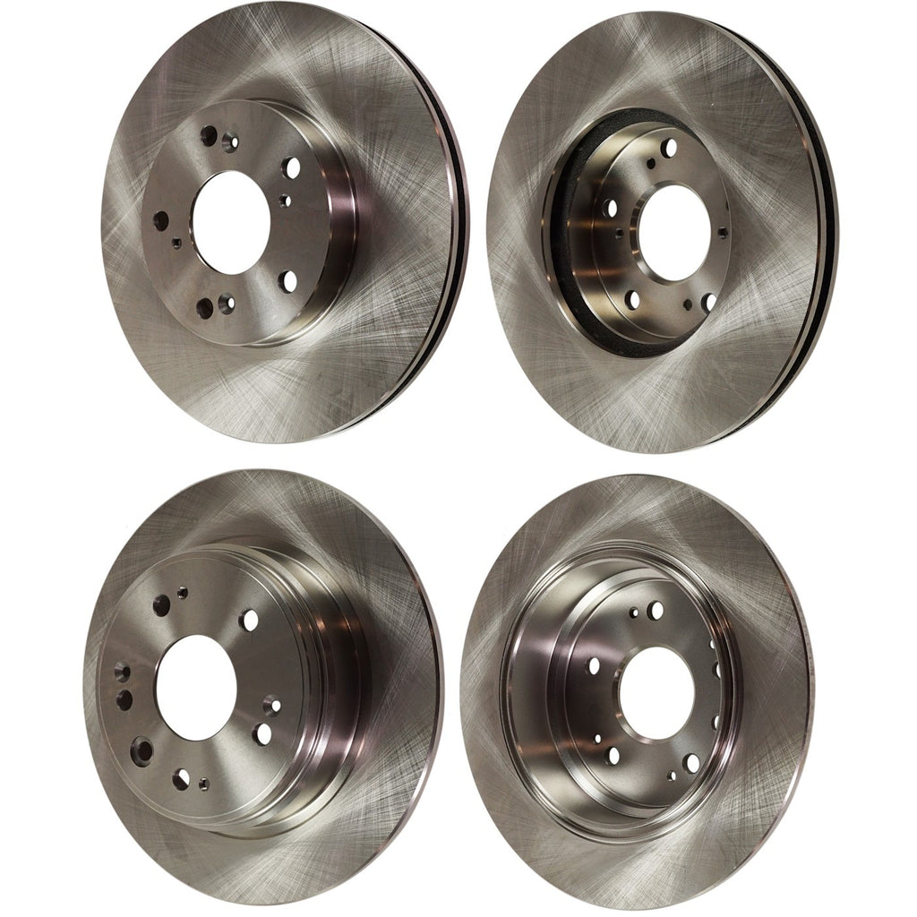 Front and Rear Disc Brake Rotors for Honda CR-V (2002–2004)