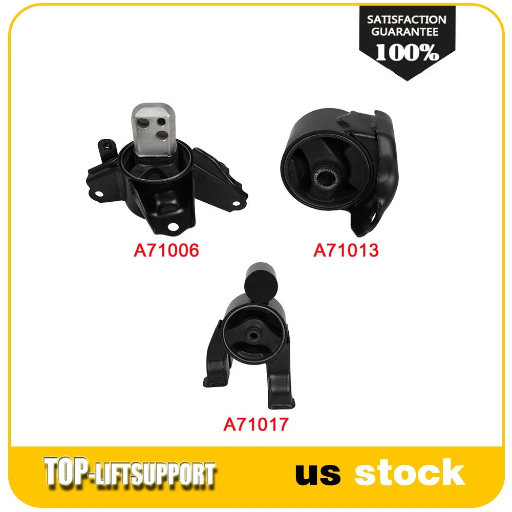 Set of 3 Front Engine Motor Mounts for 2010-2013 Forte Koup