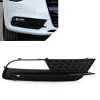 Black ABS Front Bumper Fog Light Grille Cover for Audi A5 (2012-2016)