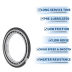 Deep Groove Ball Bearing P5 for Scooter Skateboard Wheel (50x65x7mm)