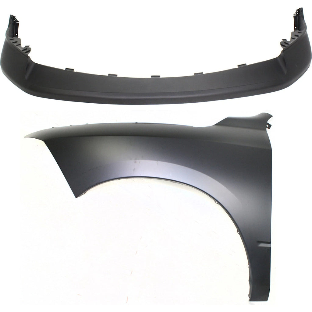 Bumper Cover Kit for Ram 1500 Front (2011–2012) 2pc