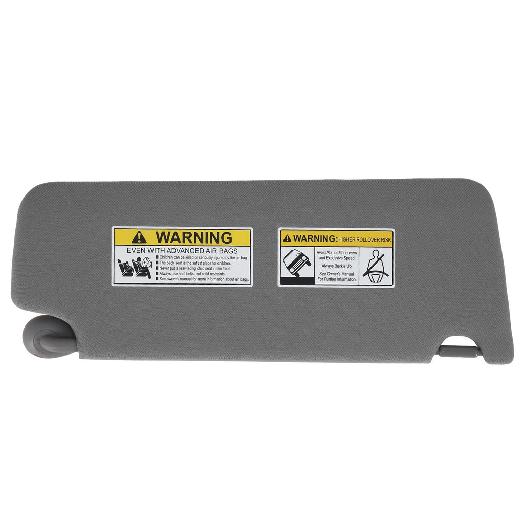 Left Gray Sun Visor with Light for Honda Pilot Ridgeline (2017-2021)