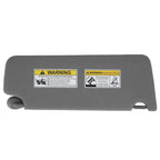 Left Gray Sun Visor with Light for Honda Pilot Ridgeline (2017-2021)