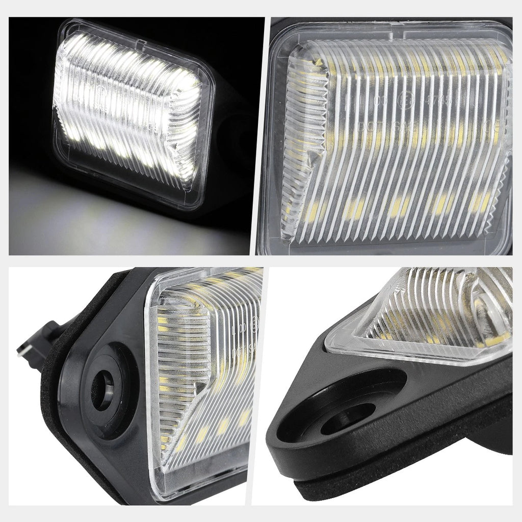 Nuvision White LED License Plate Lights for Ford E150-E450 (1999–2014)