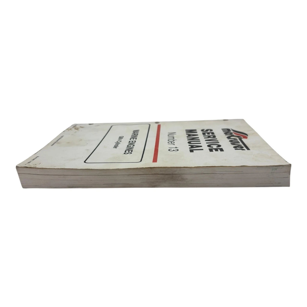 Service Manual #13 for Mercruiser GM 4 Cylinder Marine Engines (1995)