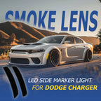 LED Front Bumper Side Marker Light for Dodge Charger (2015–2023) Smoked Amber