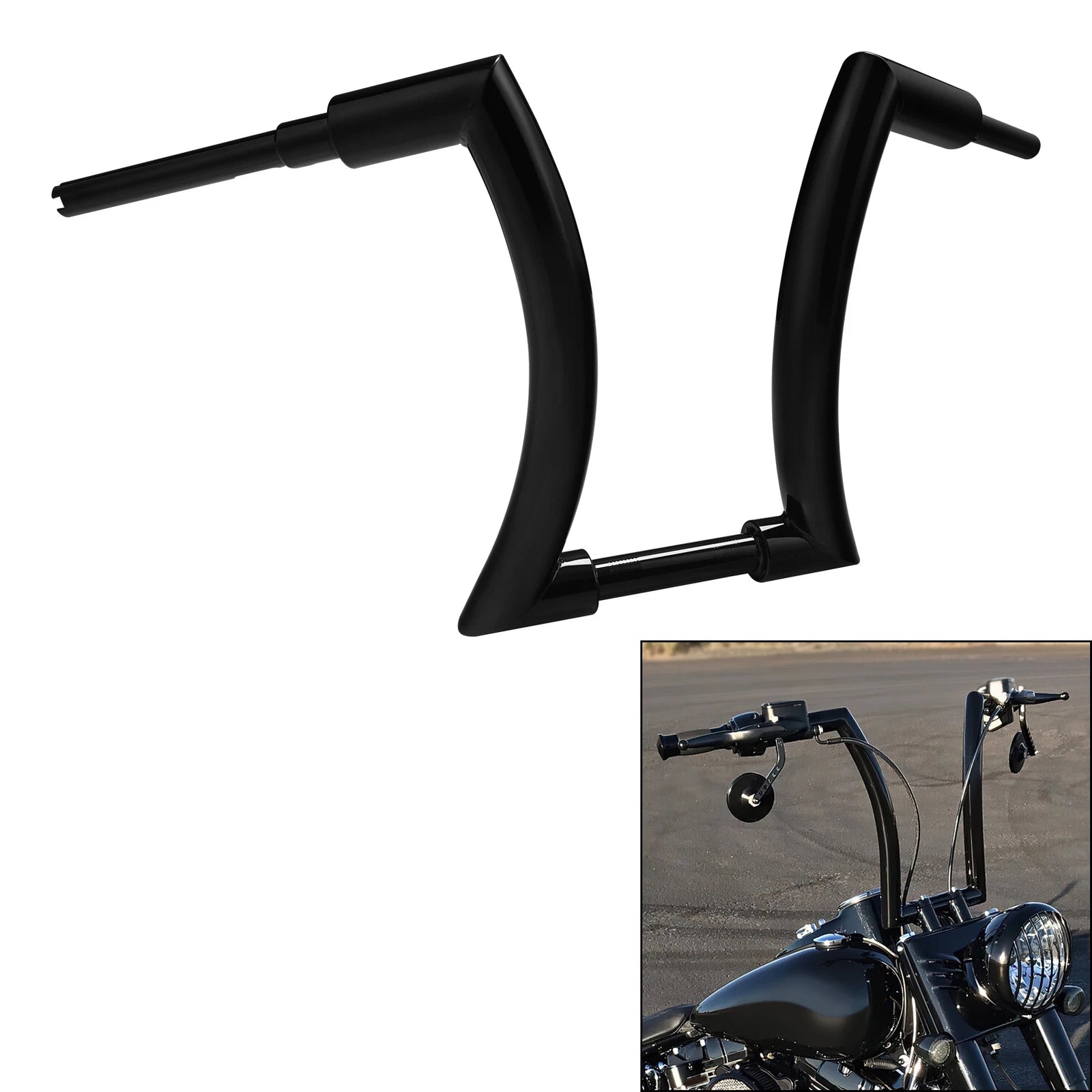 16" Ape Hanger Handlebar for Harley Heritage Softail FLST FXST (1990–2023)