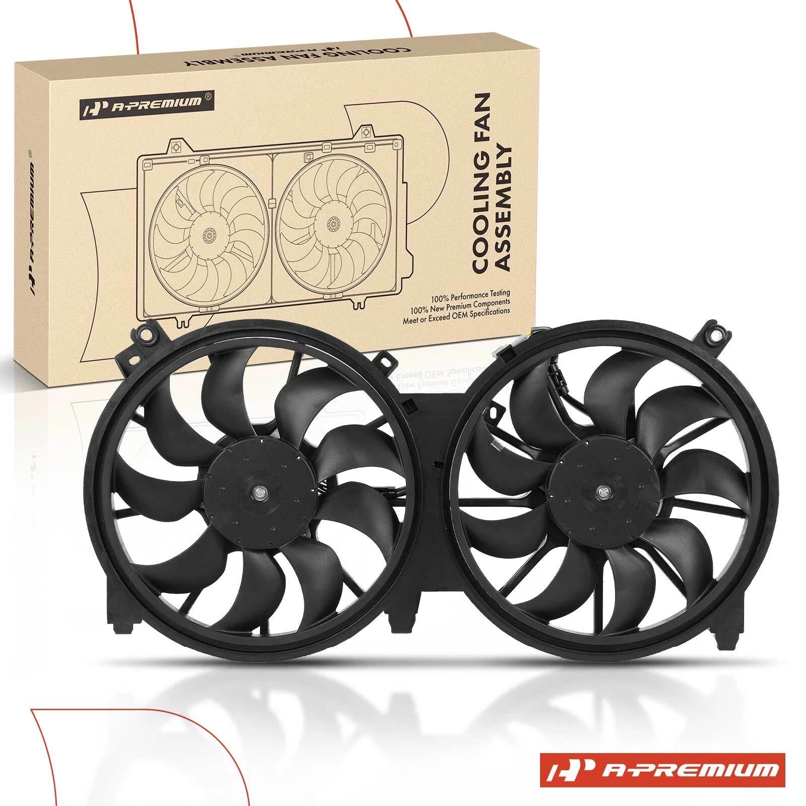 Dual Cooling Fan Assembly for Nissan Maxima (2009–2014)