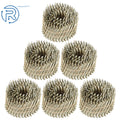 2X 2-1/2" 15 Degree Wire Coil Ring Shank Galvanized Siding Nails