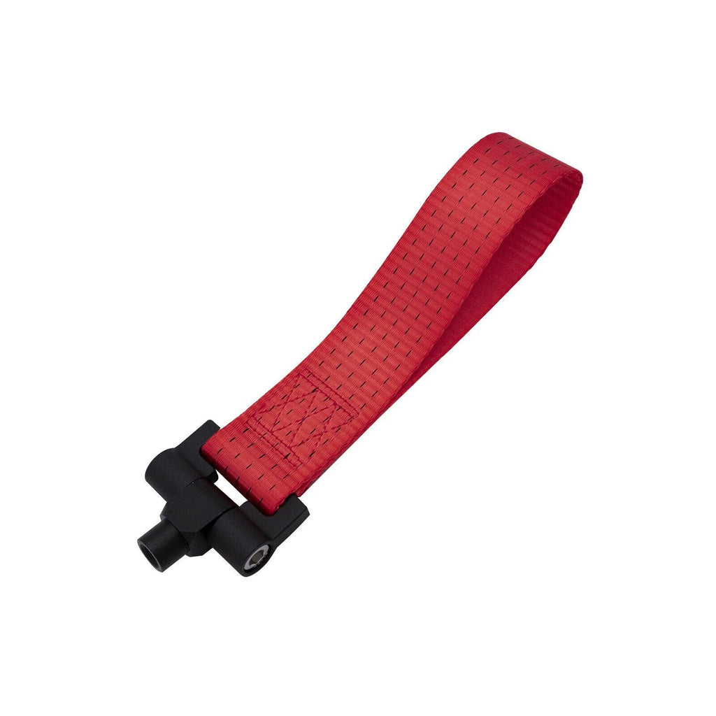 Front Bumper Tow Hook Racing Red Strip for Honda Fit 2nd Gen (2015-2020)