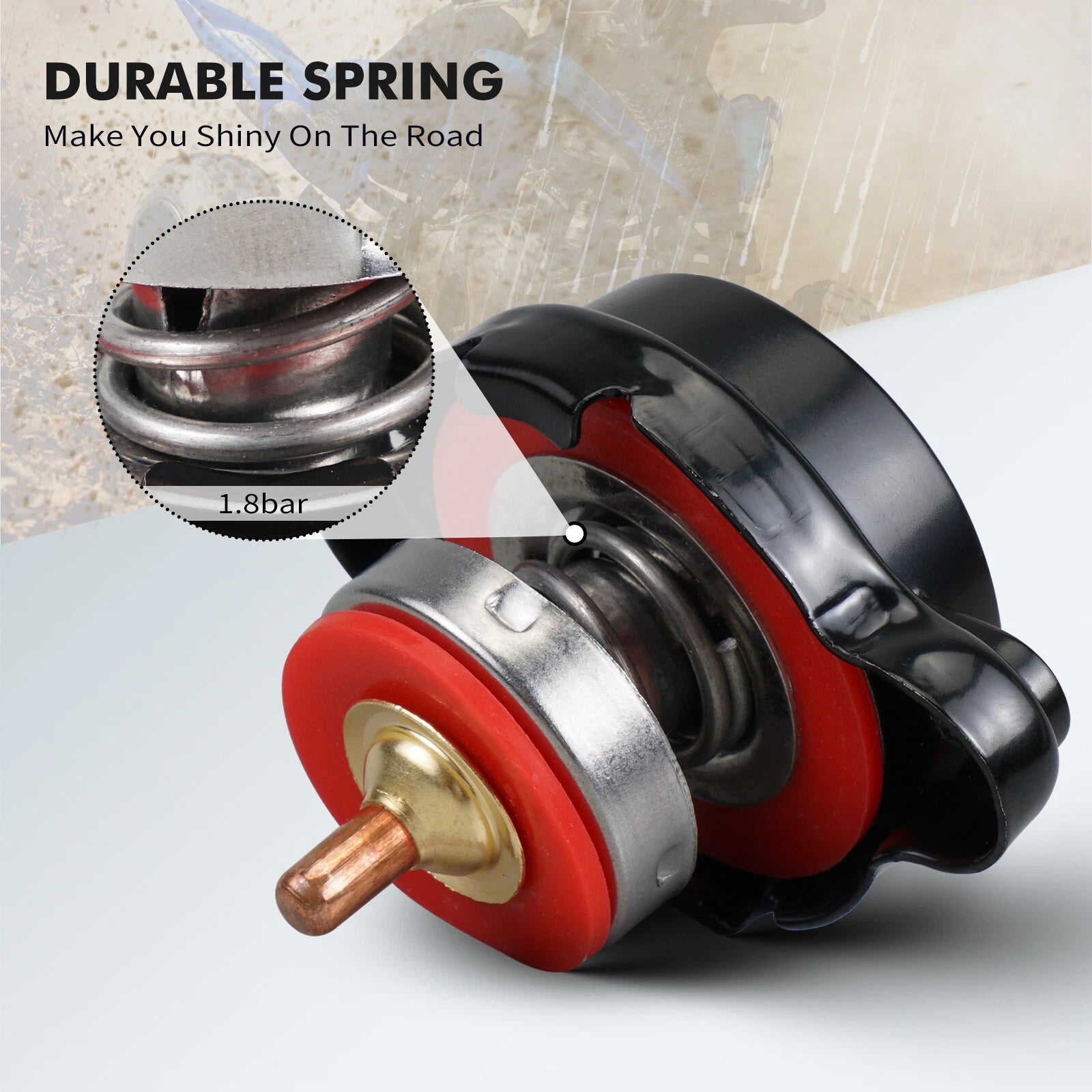 Radiator Cap with Temperature Gauge for Yamaha Raptor 700 700R (2015–2026)