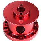 Red Aluminum 6-Hole Steering Wheel Hub Adaptor for Mazda Miata/RX-7/RX-8/626