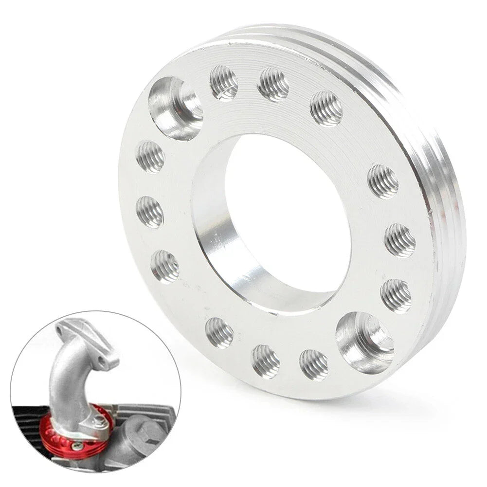 CNC Adjuster Carburetor Inlet Manifold Spinner Plate 28MM for Pit Dirt Bike Quad