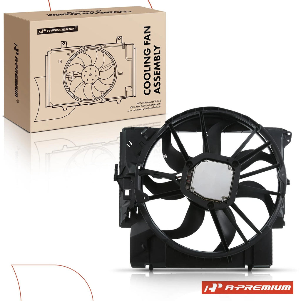 Cooling Fan Assembly for BMW 335i 2007–2013, 335is 2011–2013, 335xi xDrive, X1