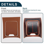 Center Console Panel Sticker for Mercedes-Benz EQE350 2022-2024 Brown Set