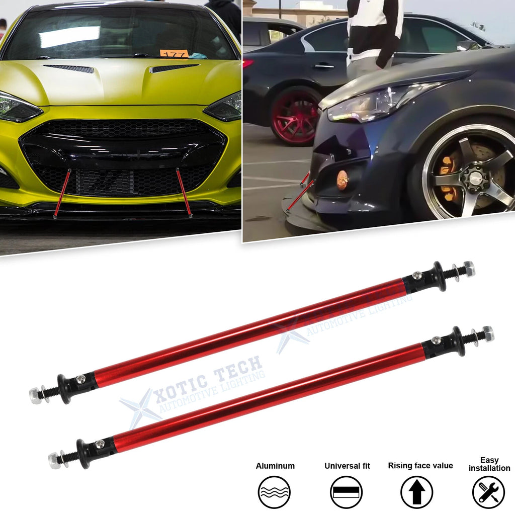 Rear Diffuser Splitter Strut Rod Tie Support Bar for Acura Honda (7.87")