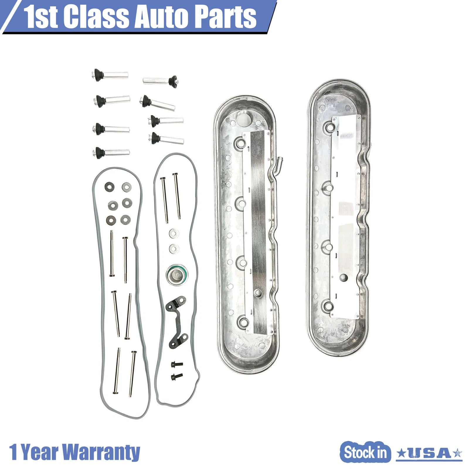 Aluminum Tall Valve Covers for LS1-LS7 5.3 6.0 (2001-2023)