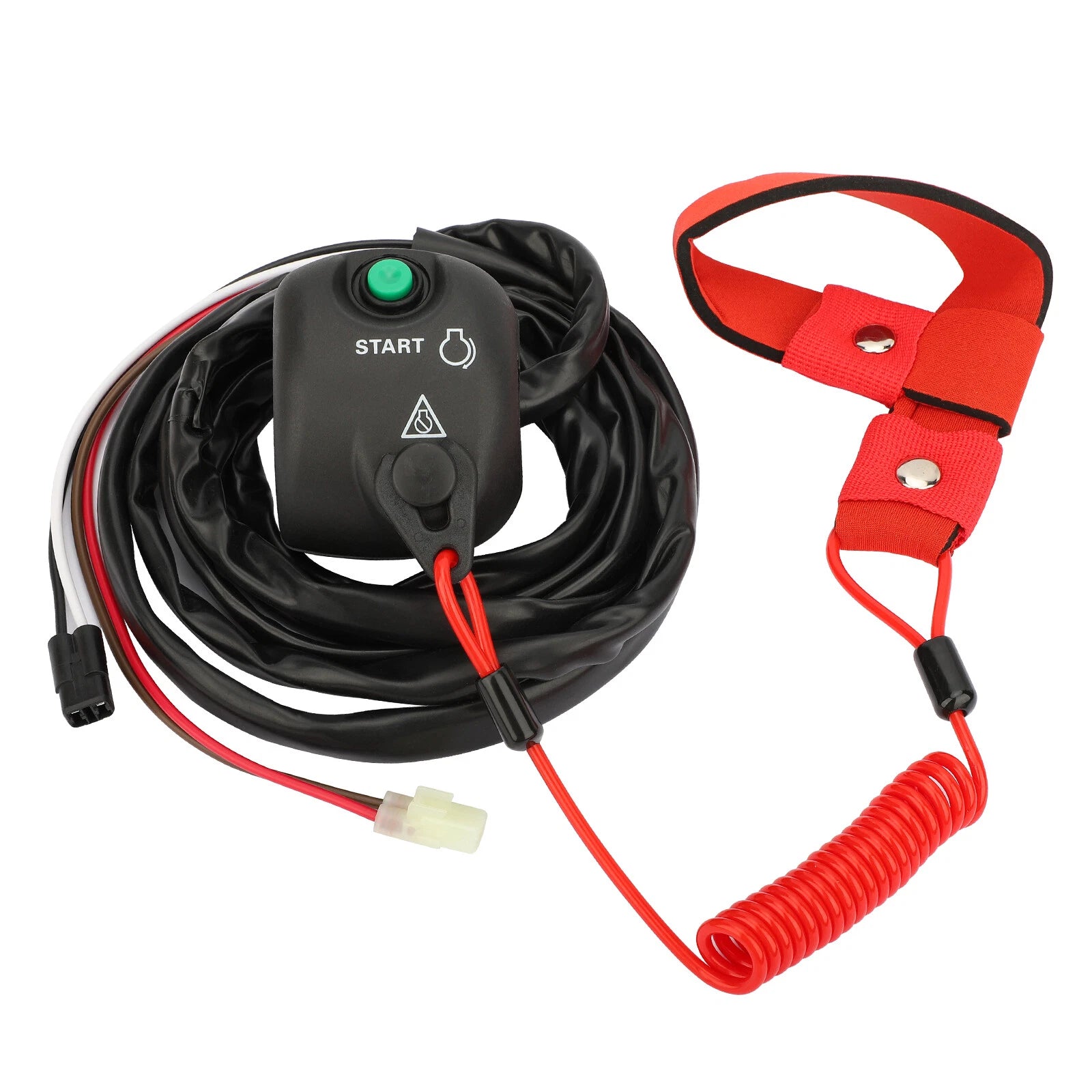 Handlebar Start Stop Switch Box with Lanyard for Yamaha WaveRunner (500–700)