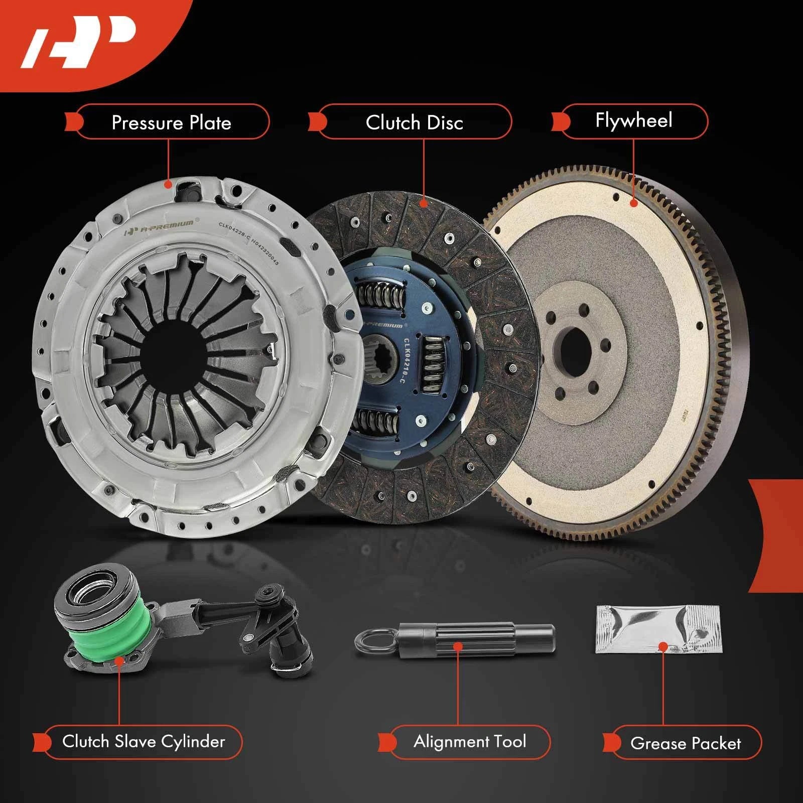 Clutch Kit with Flywheel for Chevy Cavalier Oldsmobile 2.2L (1995–2005)