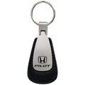 Black Leather Teardrop Keychain - Officially Licensed for Honda Pilot