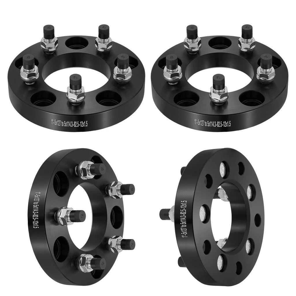 Wheel Spacers for Chevy Astro & Caprice (1990–1996) 5x5 to 5x4.5 1" 8PC