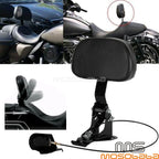 Detachable Rider Backrest Pad for Harley Touring FLHR FLHX FLTRX (2009-2021)