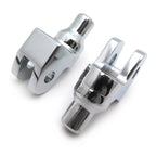 Chrome Foot Pegs for Yamaha V-STAR 1100, 650, V-MAX (1999–2009)