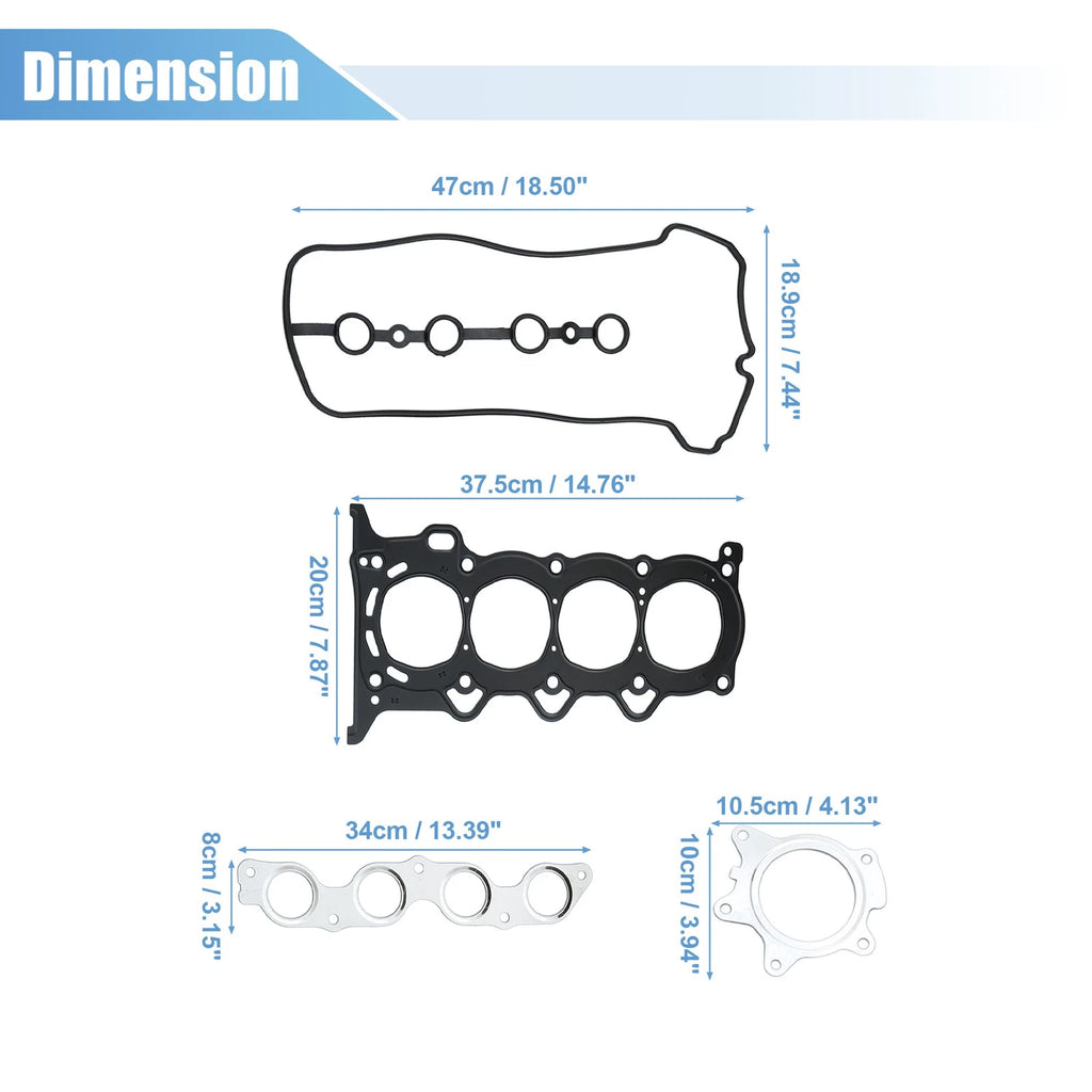 Set of 1 Engine Cylinder Head Gasket Set for Toyota Prius (2001–2009)
