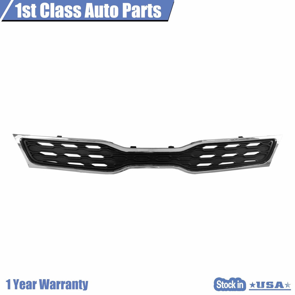 Bumper Grille with Chrome Trim for Kia Rio (2012–2015)