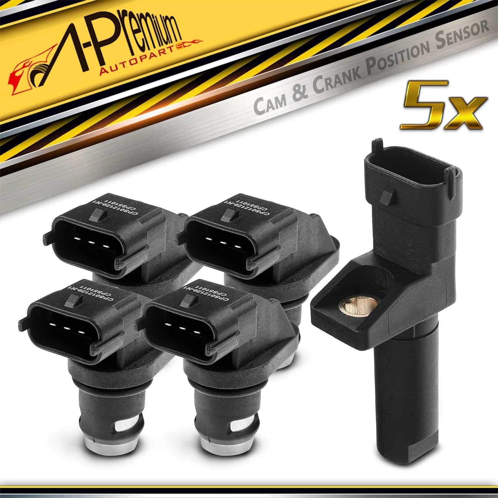 Set of 4 Camshaft & Crankshaft Position Sensors for Benz C230 E300 G550 S550