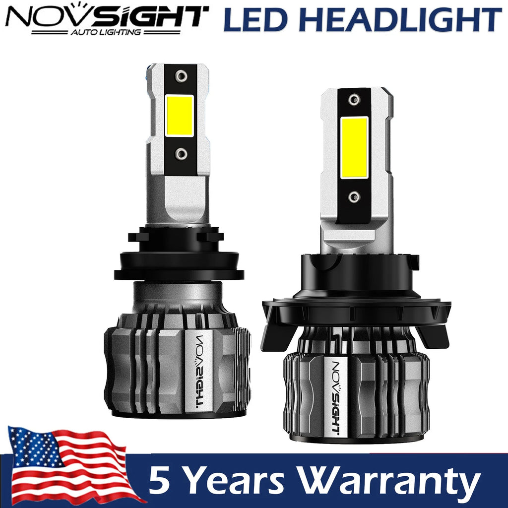 2X H13 9008 LED Headlight Bulbs Kit 680000LM 6500K for Hi-Lo Beam