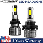 2X H13 9008 LED Headlight Bulbs Kit 680000LM 6500K for Hi-Lo Beam