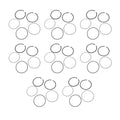 8pc Engine Piston Ring Set for Cadillac CTS, Chevrolet Camaro, Corvette