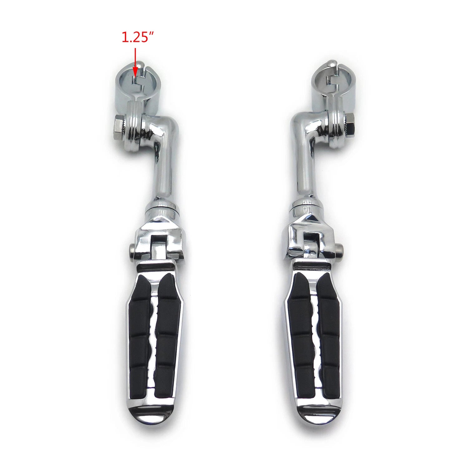 4.5" Saddle Footrest for Harley (1.25" Engine Guard)