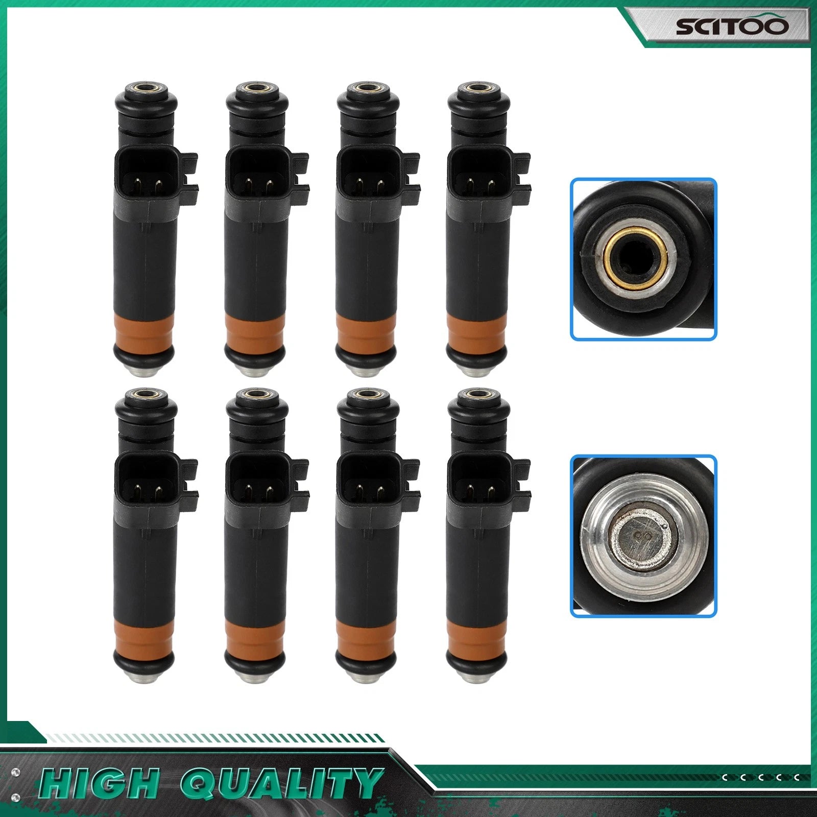 8 Fuel Injectors for Ford Mustang Explorer 4.6L, Escape Taurus, Mercury Sable 3.0L