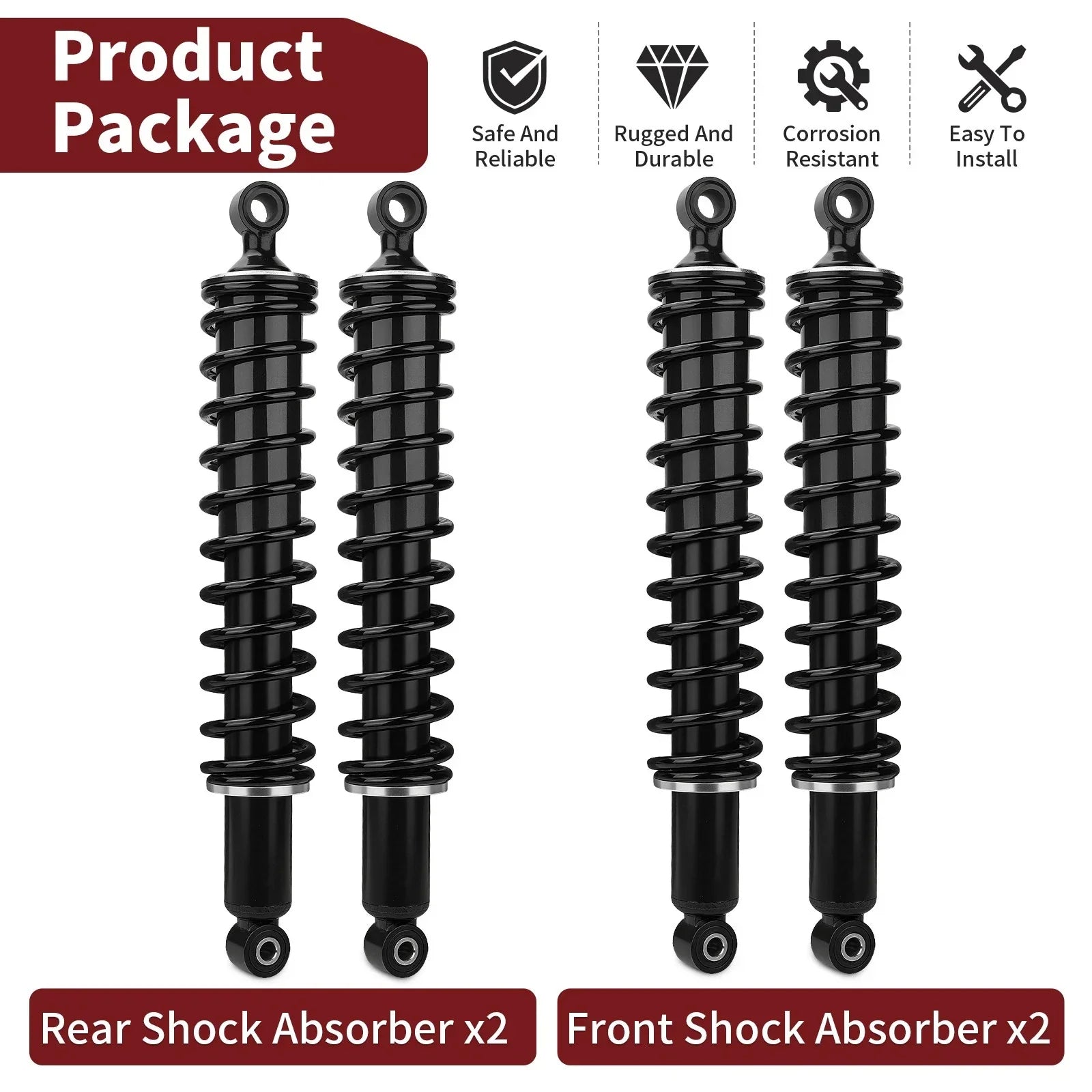 Front/Rear Shock Absorber for Honda Foreman 500 (2005–2011)