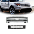 Front Bumper Upper Grille Assembly for Ford Explorer (2011-2015)