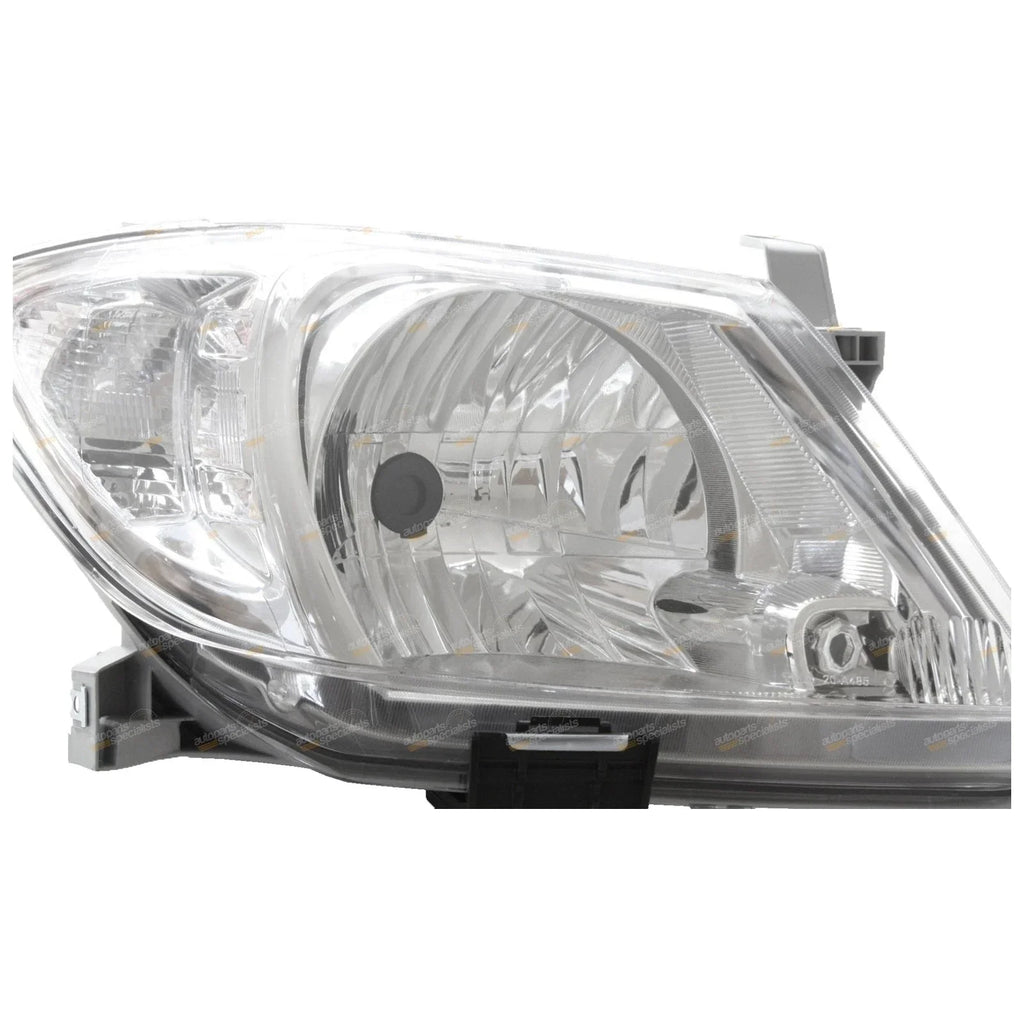 LH+RH Clear HeadLights Pair for Toyota Hilux (2008–2011)