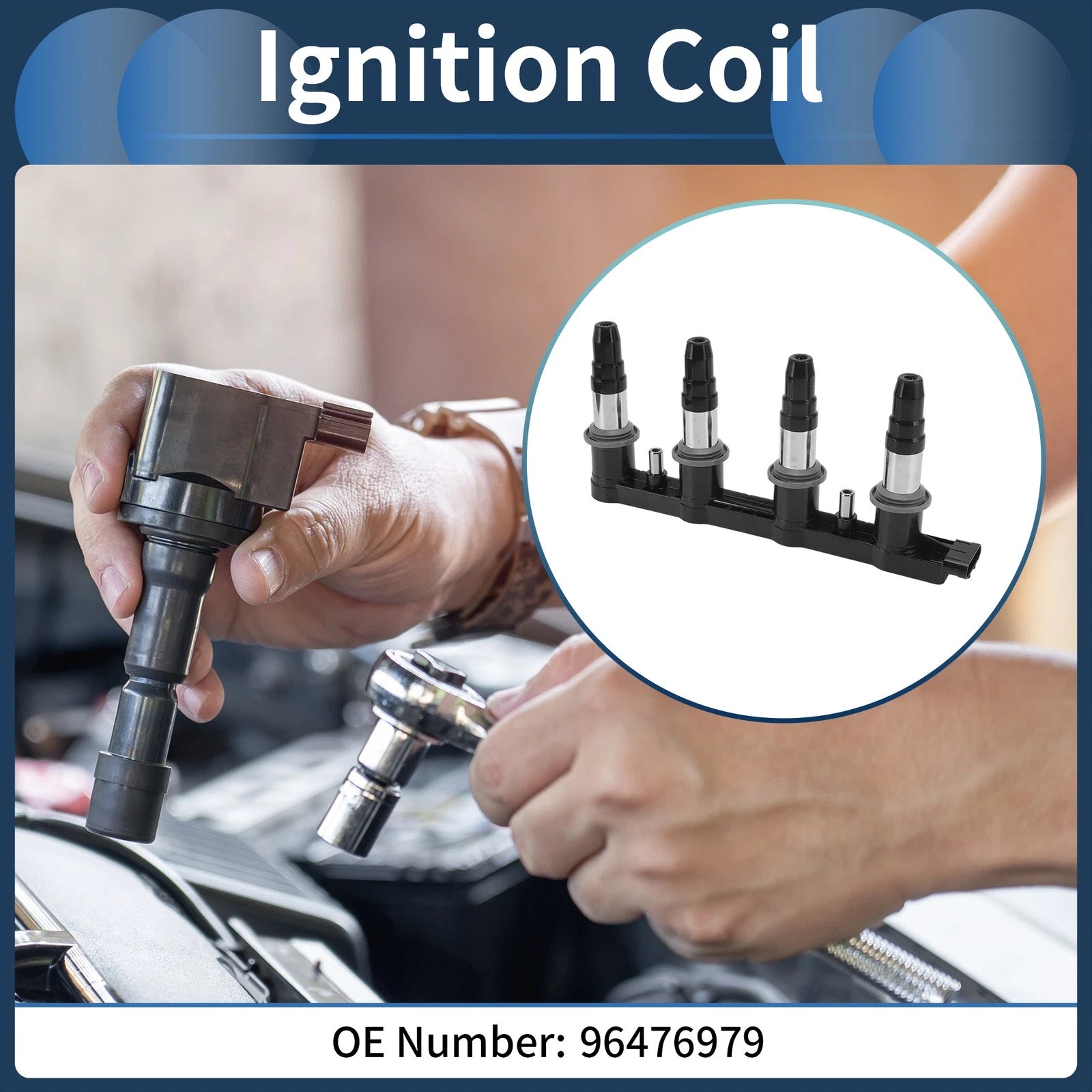 Ignition Coil Pack No. 96476979 for Chevrolet Aveo (2009–2011)