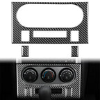 3 Pcs Carbon Fiber AC Panel Cover Trims for Dodge Challenger (2008–2014)