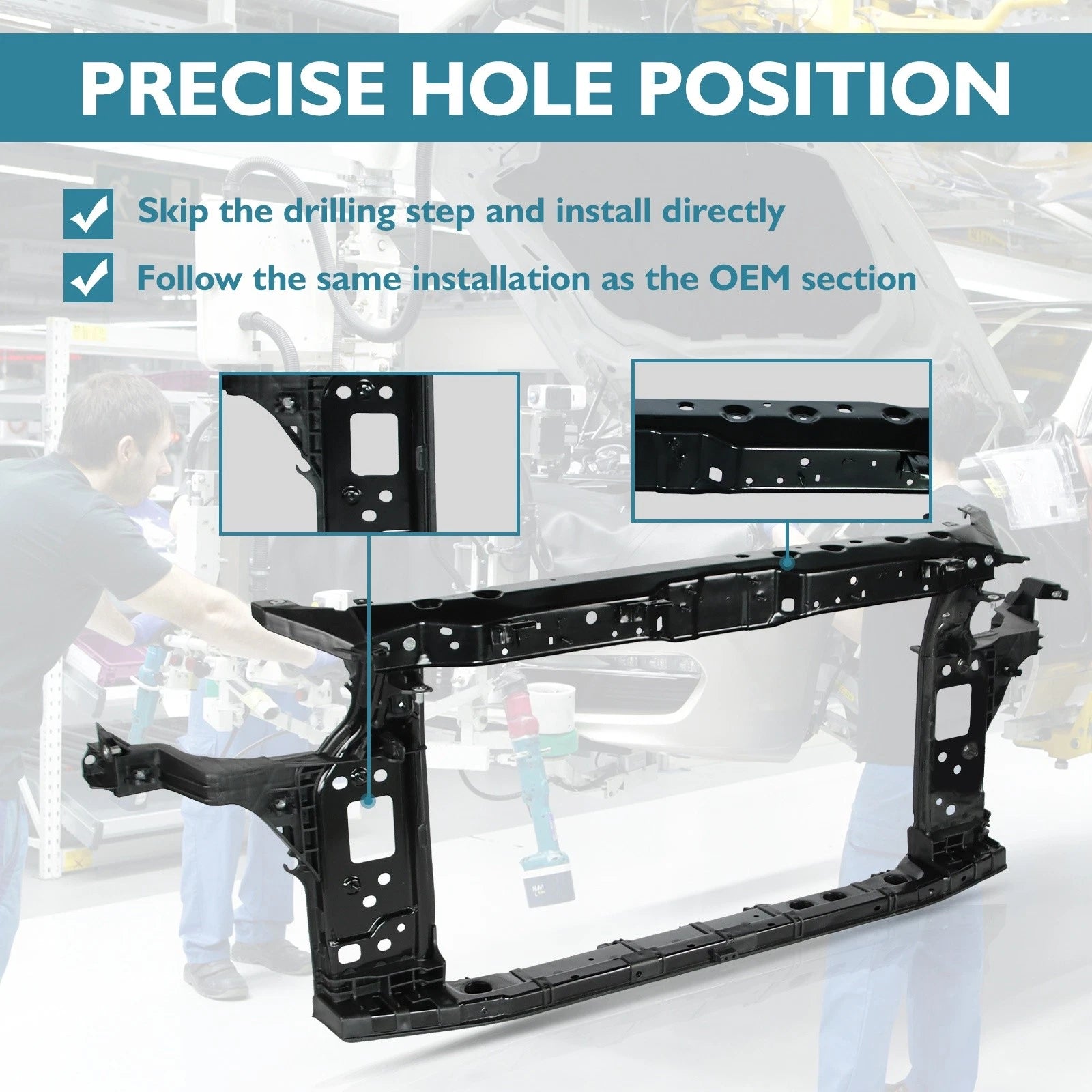 Radiator Support Core Assembly for Hyundai Sonata (2018–2019)