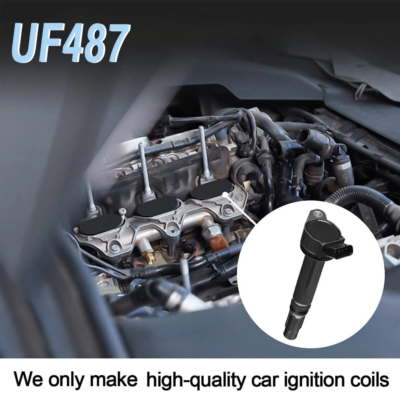 Set of 6 Ignition Coils for Toyota Camry RAV4 Avalon Lexus RX350 ES350 (2007–2019) UF487